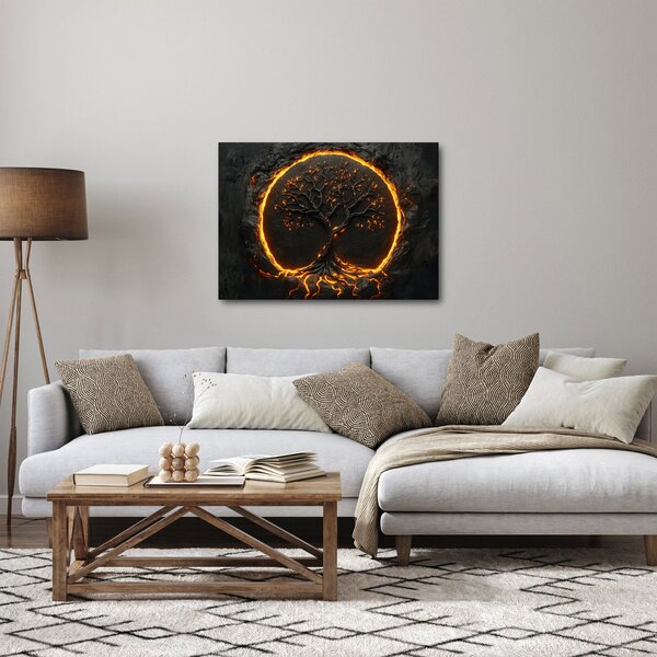 Obraz – Strom života v láve II. (70x50 cm)