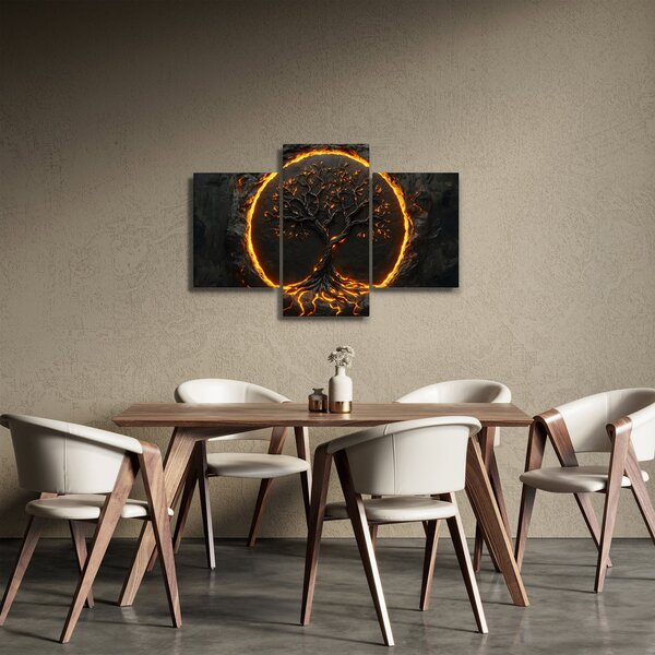 Obraz – Strom života v láve II. (90x60 cm)