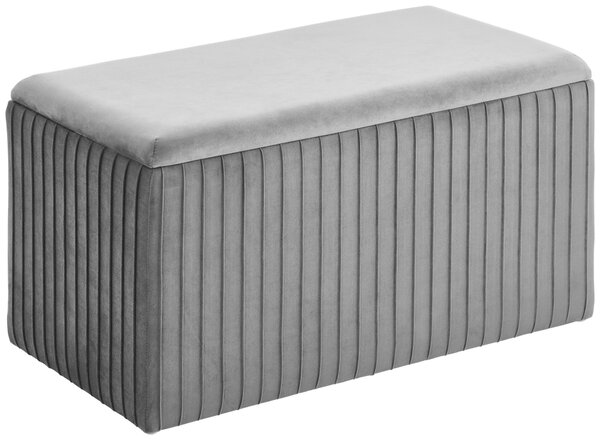 ÚLOŽNÝ BOX NA SEDENIE, drevo, textil, 75/40/40 cm Xora - Kreslá
