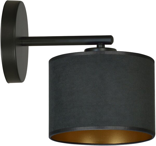 Emibig Hilde nástenná lampa 1x60 W čierna 1054/K1