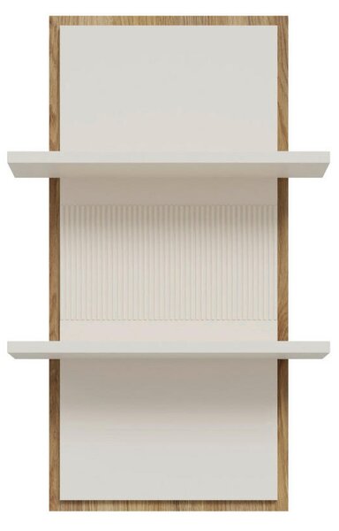 NÁSTENNÁ POLICA, farba duba, piesková, 60/96,5/23,4 cm Xora - Regály