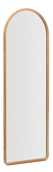 Nástenné zrkadlo s dreveným rámom 55x155 cm Milsa – Kave Home