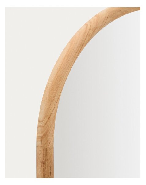 Nástenné zrkadlo s dreveným rámom 55x155 cm Milsa – Kave Home