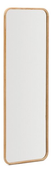 Nástenné zrkadlo s dreveným rámom 54x154 cm Milsa – Kave Home