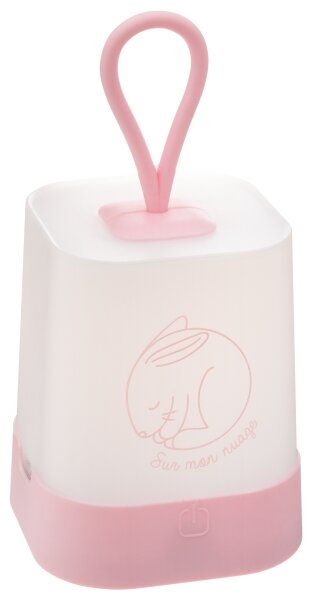 Atmosphera - LED Dotykové detské nabíjacie nočné svetlo RABBIT LED/3,7V 1200mAh ružové