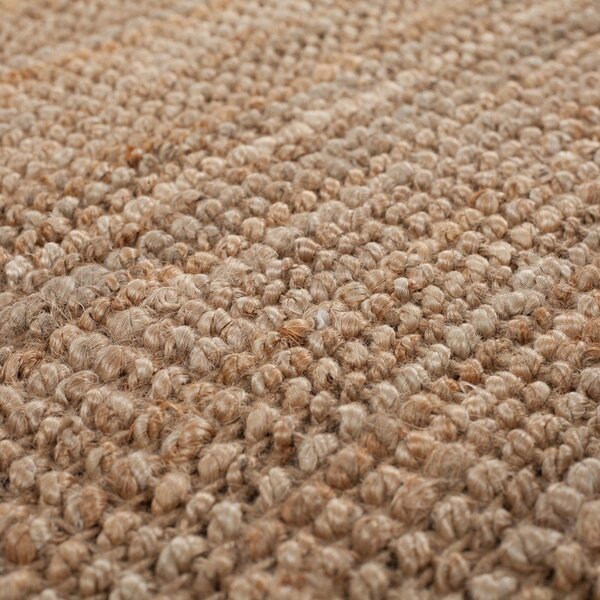 Hnedý jutový behúň Flair Rugs Jute, 60 x 230 cm
