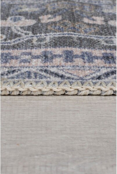 Zelený umývateľný behúň s prímesou recyklovaných vlákien 60x230 cm Windsor – Flair Rugs