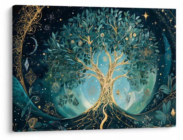 Obraz – Strom života vo vesmíre (70x50 cm)