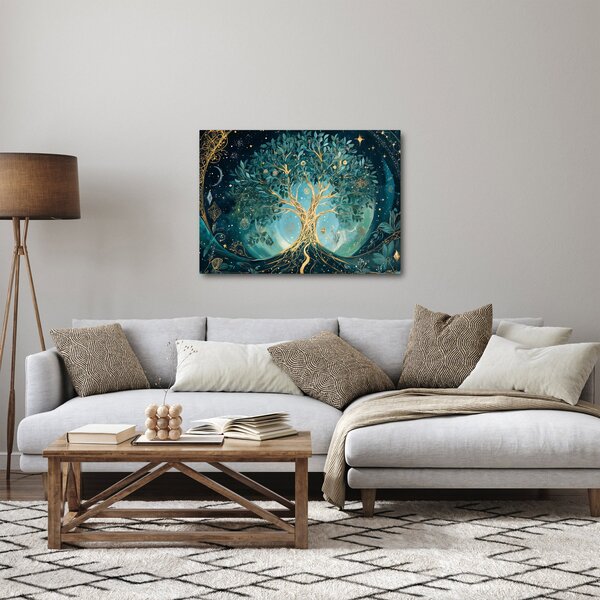 Obraz – Strom života vo vesmíre (70x50 cm)
