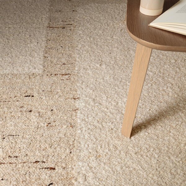 Béžový obojstranný/ručne tkaný vlnený koberec 120x170 cm Napa Tumbla – Asiatic Carpets