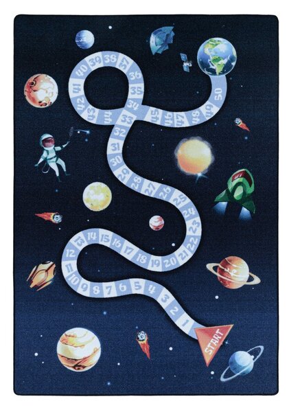 Tmavomodrý detský koberec 140x200 cm Play Space – Ayyildiz Carpets