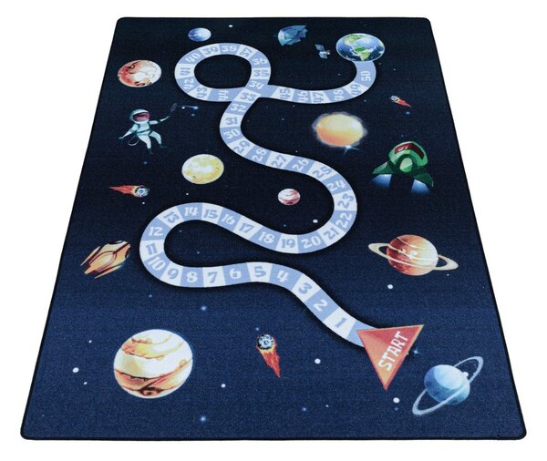 Tmavomodrý detský koberec 140x200 cm Play Space – Ayyildiz Carpets