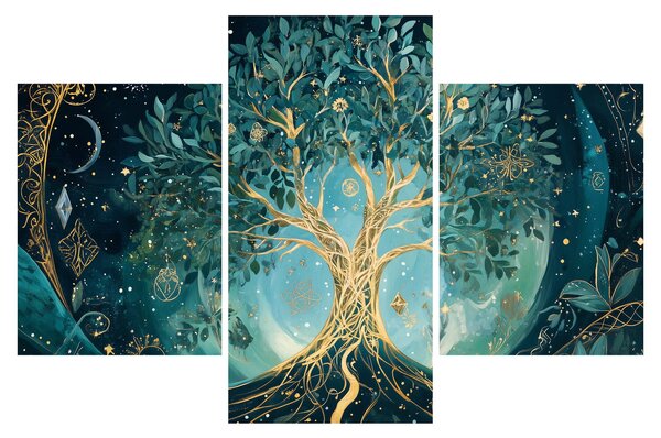 Obraz – Strom života vo vesmíre (90x60 cm)
