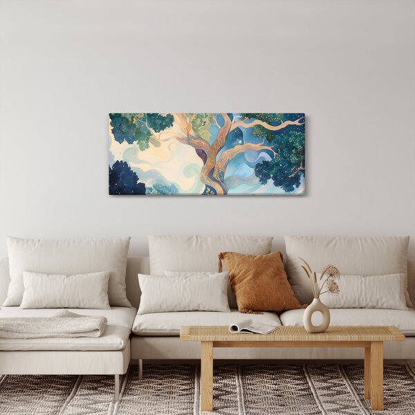 Obraz – Vesmírny strom (120x50 cm)