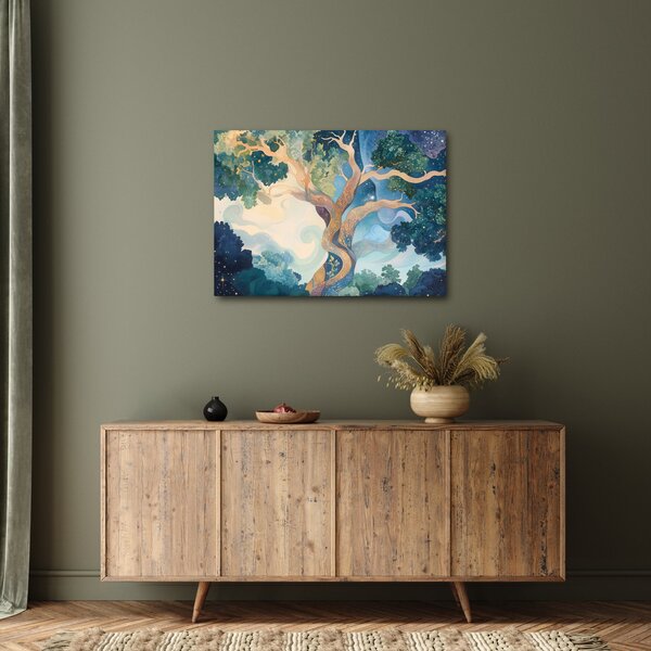 Obraz – Vesmírny strom (70x50 cm)
