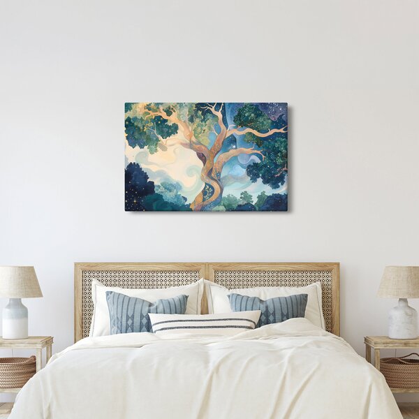 Obraz – Vesmírny strom (90x60 cm)