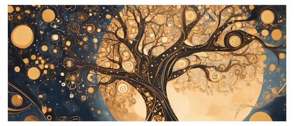 Obraz – Surrealistický strom (120x50 cm)