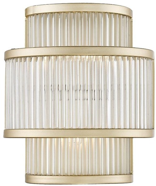 Zuma Line Sergio nástenná lampa 2x33 W priehľadná-zlatá W0528-02B-V6AC