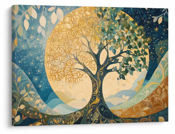 Obraz – Strom života v mesiaci (70x50 cm)