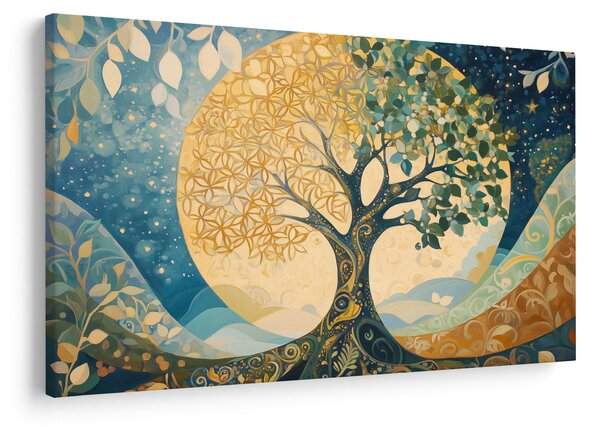 Obraz – Strom života v mesiaci (90x60 cm)