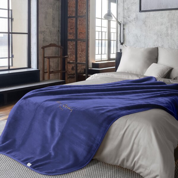 AKRYLOVÁ DEKA PIERRE CARDIN CLARA1 160X220 CM TMAVOMODRÁ
