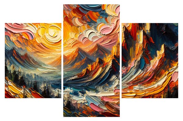 Obraz - Hory zalité slnkom (90x60 cm)