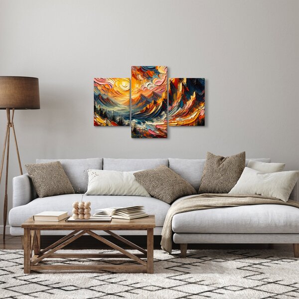Obraz - Hory zalité slnkom (90x60 cm)