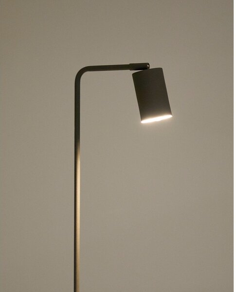 Čierna stojacia lampa (výška 147 cm) Manie – Kave Home
