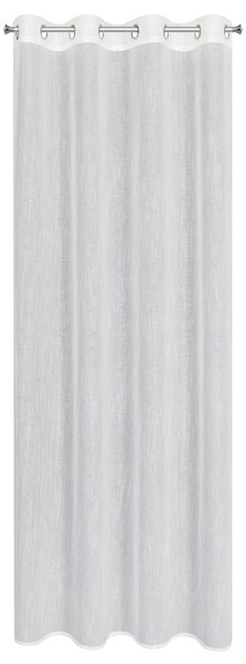 ZÁCLONA NA KRÚŽKOCH AMIRA 140X250 CM BIELA