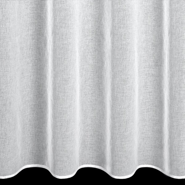 ZÁCLONA NA KRÚŽKOCH AURA 140X250 CM BIELA