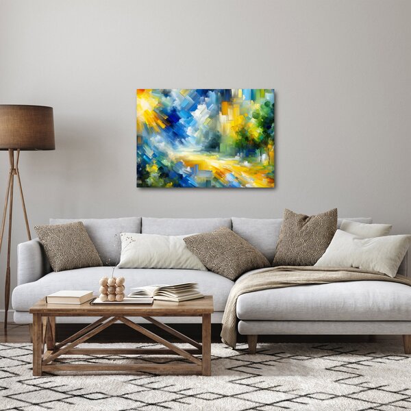 Obraz - Abstraktný slnečný deň (70x50 cm)