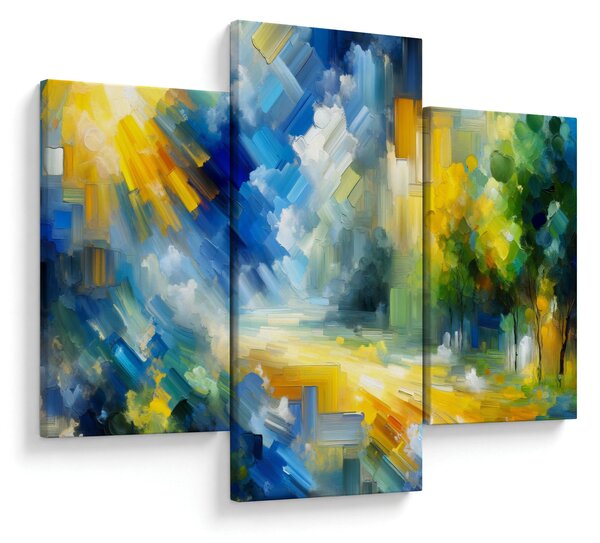 Obraz - Abstraktný slnečný deň (90x60 cm)