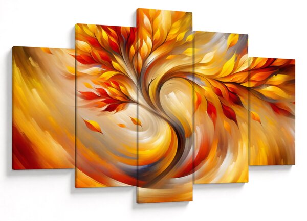 Obraz - Jesenný strom (150x105 cm)