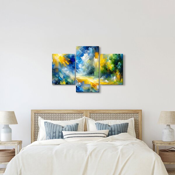 Obraz - Abstraktný slnečný deň (90x60 cm)