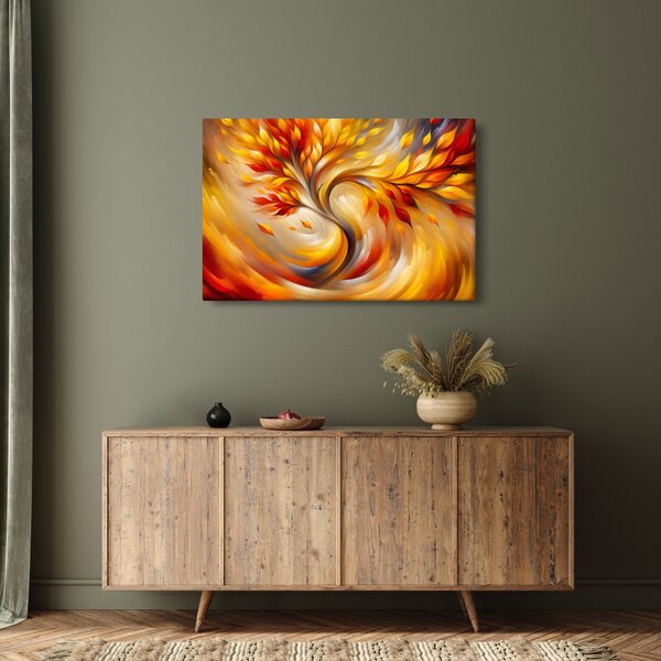 Obraz - Jesenný strom (90x60 cm)