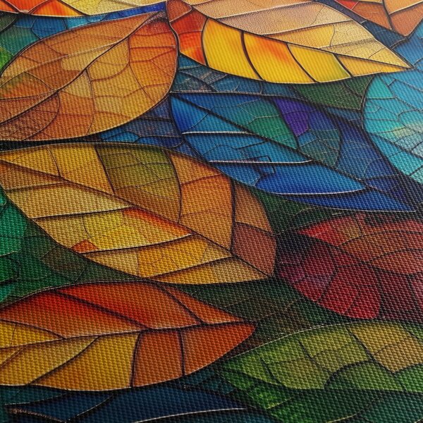 Obraz - Mozaika z listov (90x60 cm)