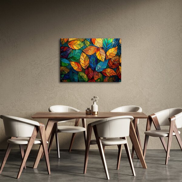 Obraz - Mozaika z listov (70x50 cm)