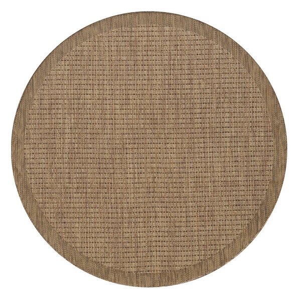 Okrúhly vnútorný a vonkajší koberec v prírodnej farbe ø 120 cm Giza 1410 – Ayyildiz Carpets