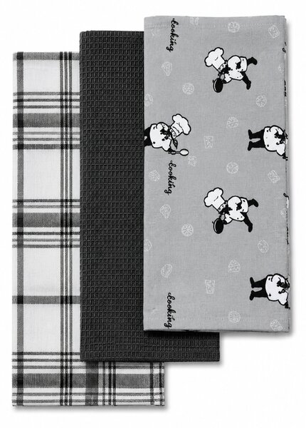 Sendia Textil Kuchynské utierky 3 Set MASTER CHEF' S