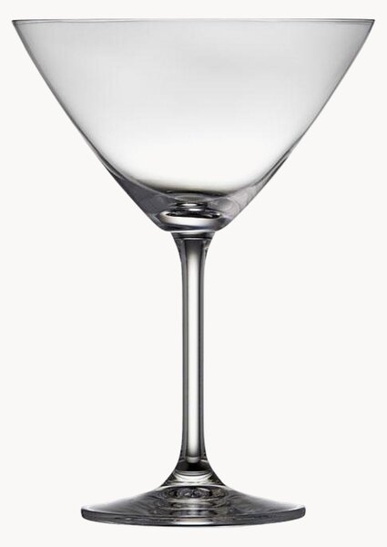 Krištáľové poháre na martini Juvel, 4 ks