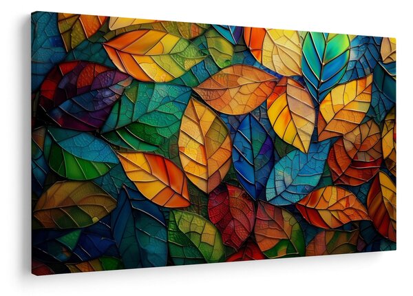 Obraz - Mozaika z listov (90x60 cm)