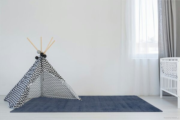 Obsession , Ručne tkaný kusový koberec Maori 220 Denim, 80x150, modrá, obývacia izba