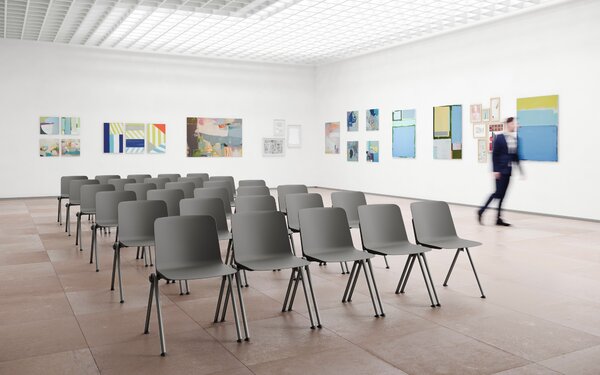 Konferenčná stolička PLUS, biela