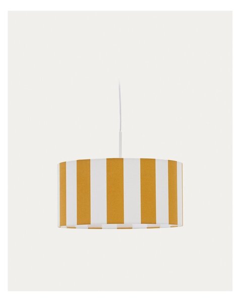 Žlté/biele detské tienidlo ø 40 cm Ciral – Kave Home