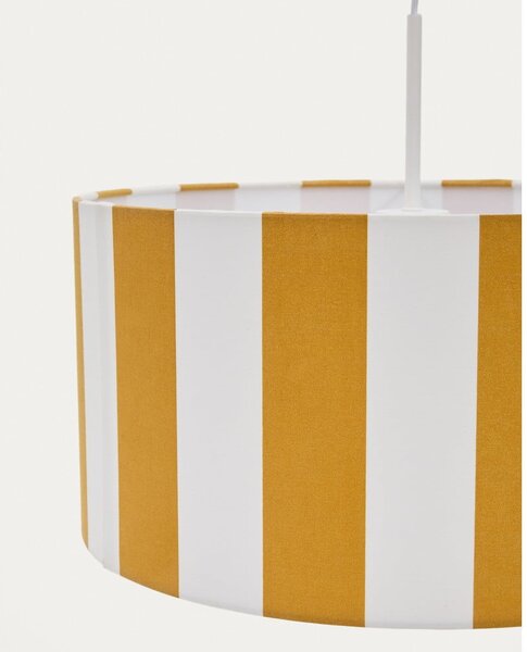 Žlté/biele detské tienidlo ø 40 cm Ciral – Kave Home