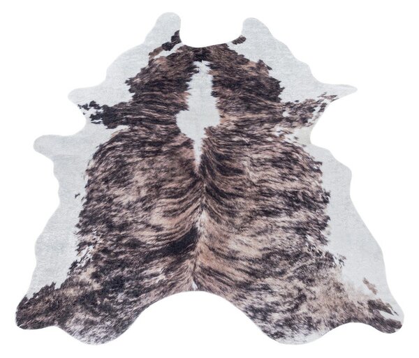 Tmavohnedá syntetická koža 100x135 cm Etosha – Ayyildiz Carpets
