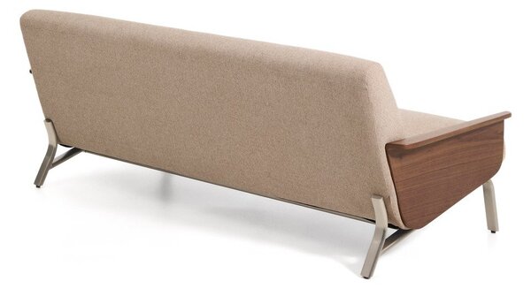 Svetlohnedá ženilková pohovka 205 cm Amsen – Kave Home