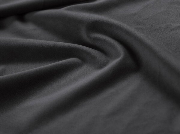 Sivá čalúnená jednolôžková posteľ s úložným priestorom s roštom 90x200 cm Jodie – Micadoni