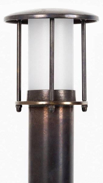 Mosadzná stojacia lampa Resident 2, bronzová