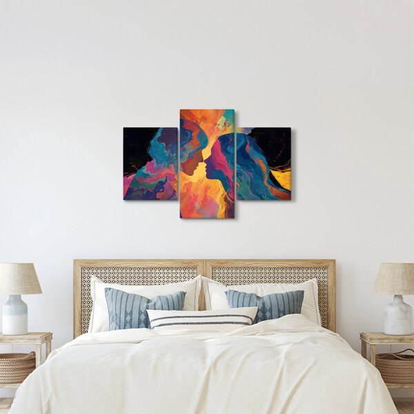 Obraz - Vesmírna láska (90x60 cm)
